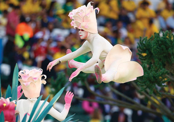 Festa de abertura da Copa do Mundo (Foto: AFP)